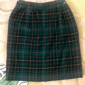 Talbots Tartan Plaid Skirt